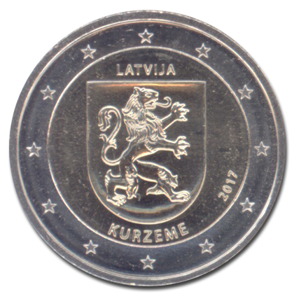 Latvia - 2 euros commemorative 2017 (Kurzeme)