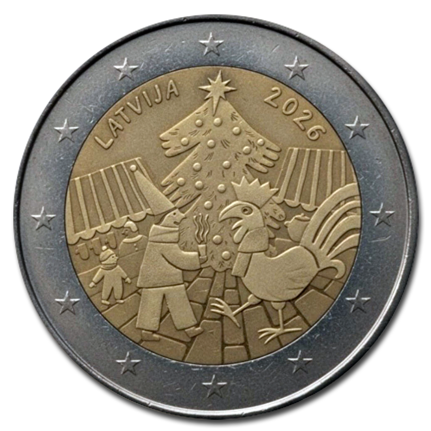 Latvia 2 euros commemorative 2026