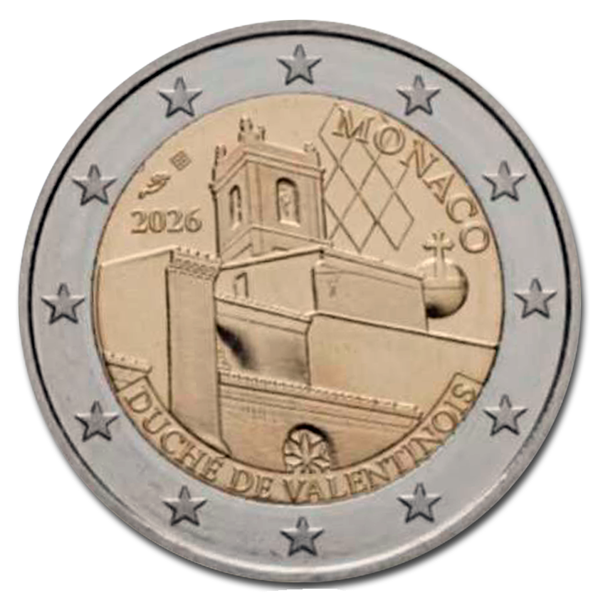 Monaco 2 euros commemorative - 2026 - Duchy of Valentinois