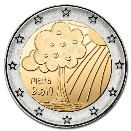 Malta 2 euros commemorative - 2019 - Nature and Environment