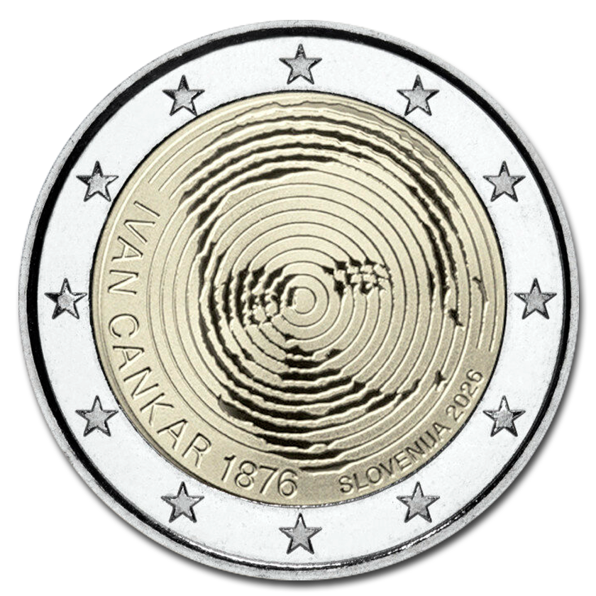 Slovenia 2 euros commemorative - 2026 - 150th birthday of Ivan Cankar