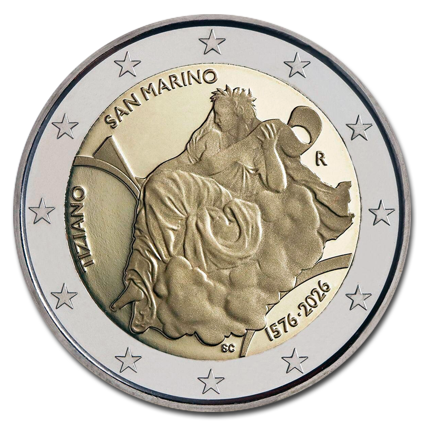 San Marino 2 euros commemorative 2026