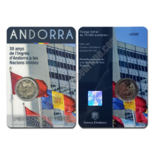 Andorra 2023 2 euros 30 Years UN Member