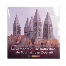 Belgium 2009 Commemorative The Tournai Cathedral with a colored medal