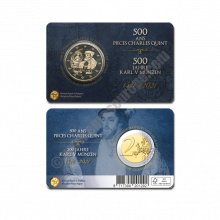 Belgium 2021 Coin card The 500th anniversary of the appearance of the ordinance of the second period of coin issuance during the reign of Charles V