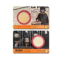 Belgium 2023 Coin card The 75th anniversary of the national suffrage for women in Belgium