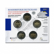 Germany 2007 2 euros Mecklenburg-Vorpommern