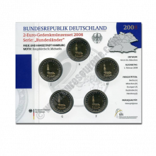 Germany 2008 2 euros Hamburg