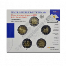 Germany 2021 2 euros Saxony-Anhalt (the Bundeslander series)