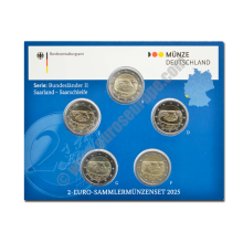 Germany 2025 2 euros Federal state (Land) of Saarland