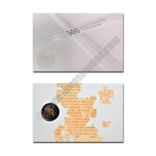 Estonia 2025 Coin card 500 years of Estonian written language
