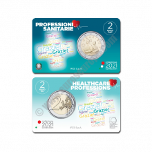 Italy 2021 Coin card Healthcare professionals