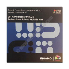 Italy 2024 Commemorative 25th Anniversary of the Italian Federation of Rare Diseases Italy 2024 Commemorative 25th Anniversary of the Italian Federation of Rare Diseases