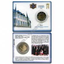 Luxembourg 2006 Coin card  25th birthday of Grand Duke Guillaume, heir to the throne