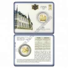 Luxembourg 2018 Coin card 150th anniversary of the Luxembourg Constitution.