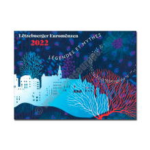 Luxembourg 2022 Coin and stamp 