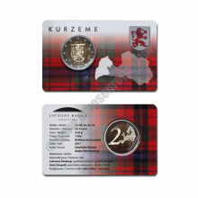Latvia 2017 Coin card Kurzeme