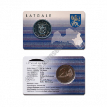 Latvia 2017 Coin card Latgale