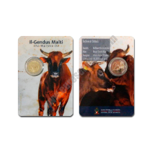 Malta 2025 Coin card The Maltese Ox