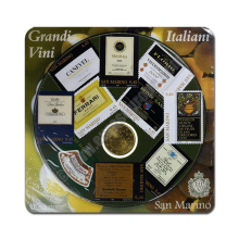 San Marino 2007 Coin and stamp Great wines