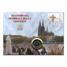 Vatican 2005 Envelope 20th World Youth Day held in Cologne in August 2005