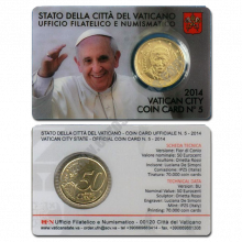 Vatican 2014 Coin card N. 5