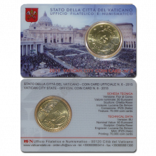 Vatican 2015 Coin card N. 6
