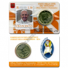 Vatican 2016 Coin and stamp N. 12