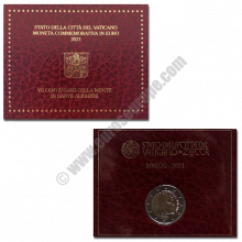 Vatican 2021 2 euros 700th anniversary of the death of Dante Alighieri