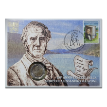 Vatican 2023 Envelope The 150th anniversary of the death of Alessandro Manzoni