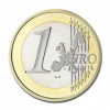 Common face 1 euro 1999 Common face 1 euro 1999