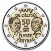 Germany 2 euros commemorative - 2013 - 50th anniversary of the signing of the German-French Friendship Treaty