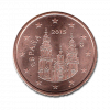 1 of Spain 5 cents 2024  1 of Spain 5 cents 2024
