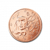 1 of France 2 cents 2024  1 of France 2 cents 2024