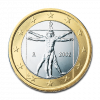1 of Italy 1 euro 2024  1 of Italy 1 euro 2024