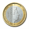 1 of Luxembourg 1 euro 2024  1 of Luxembourg 1 euro 2024